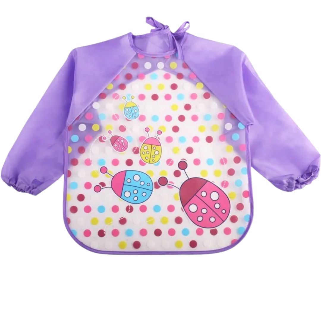 Children's Splash Proof Apron with Long Sleeves