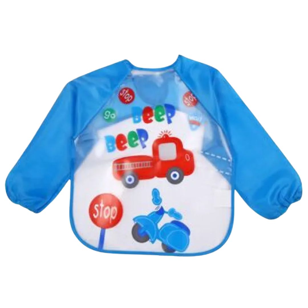 Children's Splash Proof Apron with Long Sleeves
