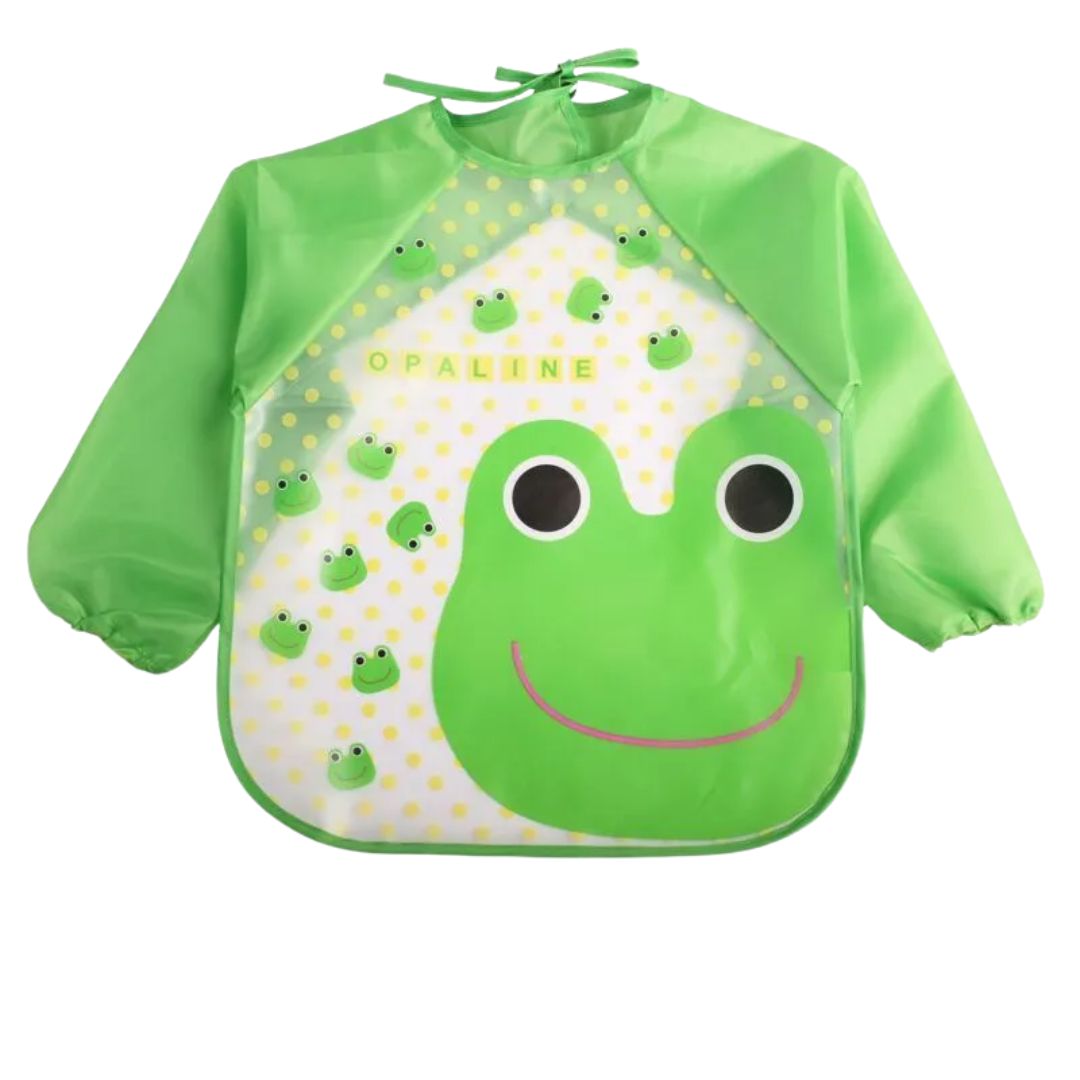 Children's Splash Proof Apron with Long Sleeves