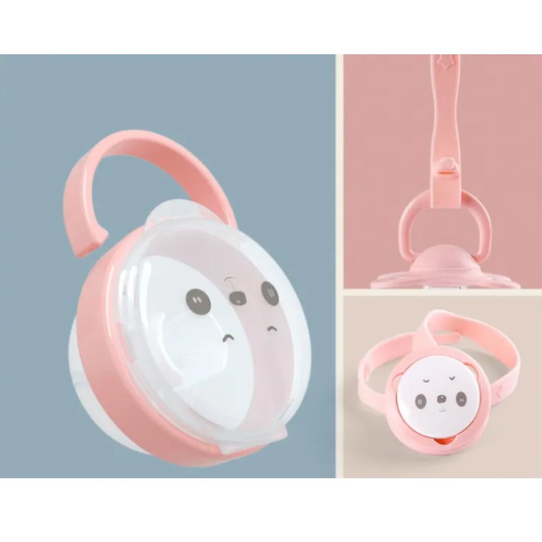 Soft Baby Pacifier with Cute Bear Design