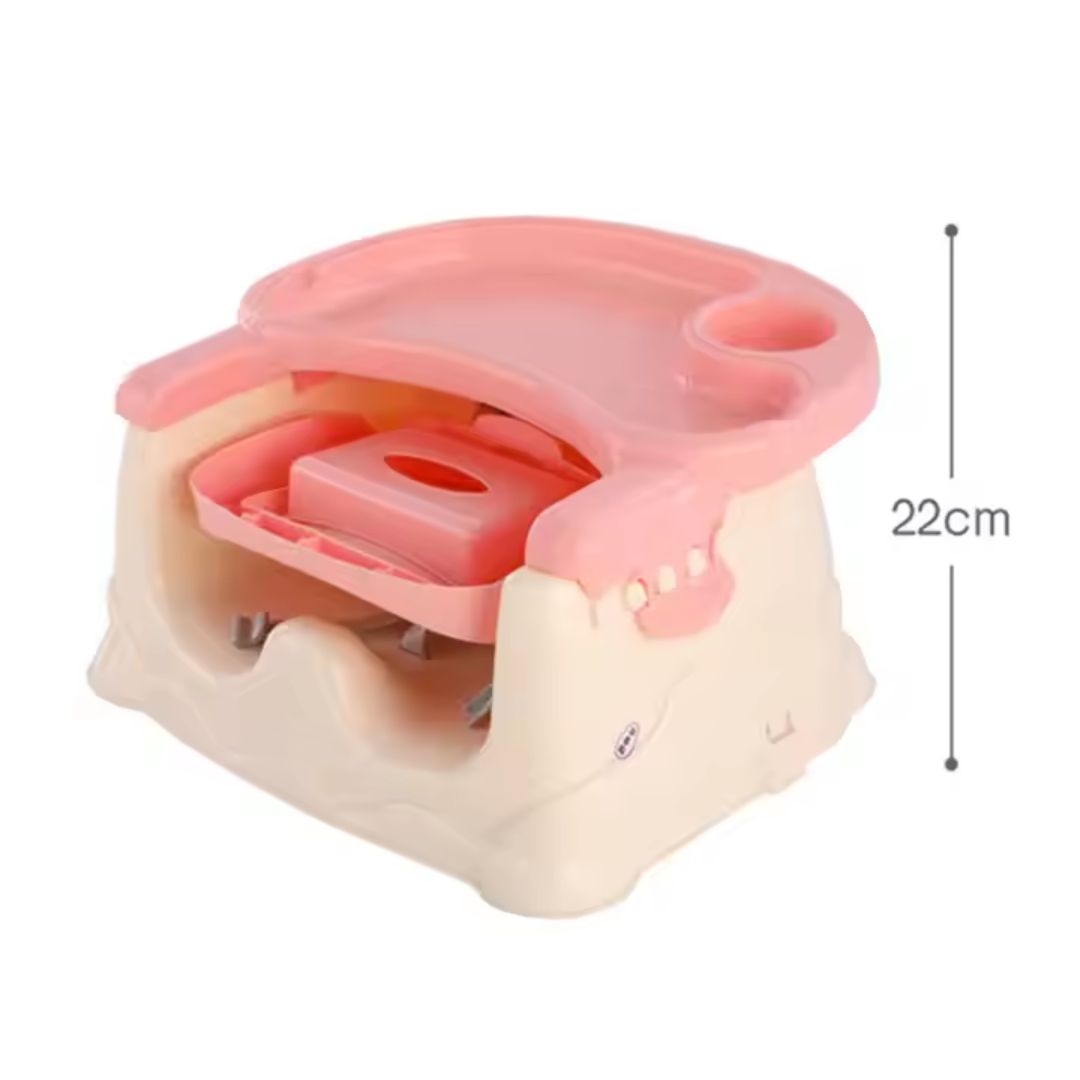 Space Saving Baby Dining Chair with Tray & Harness