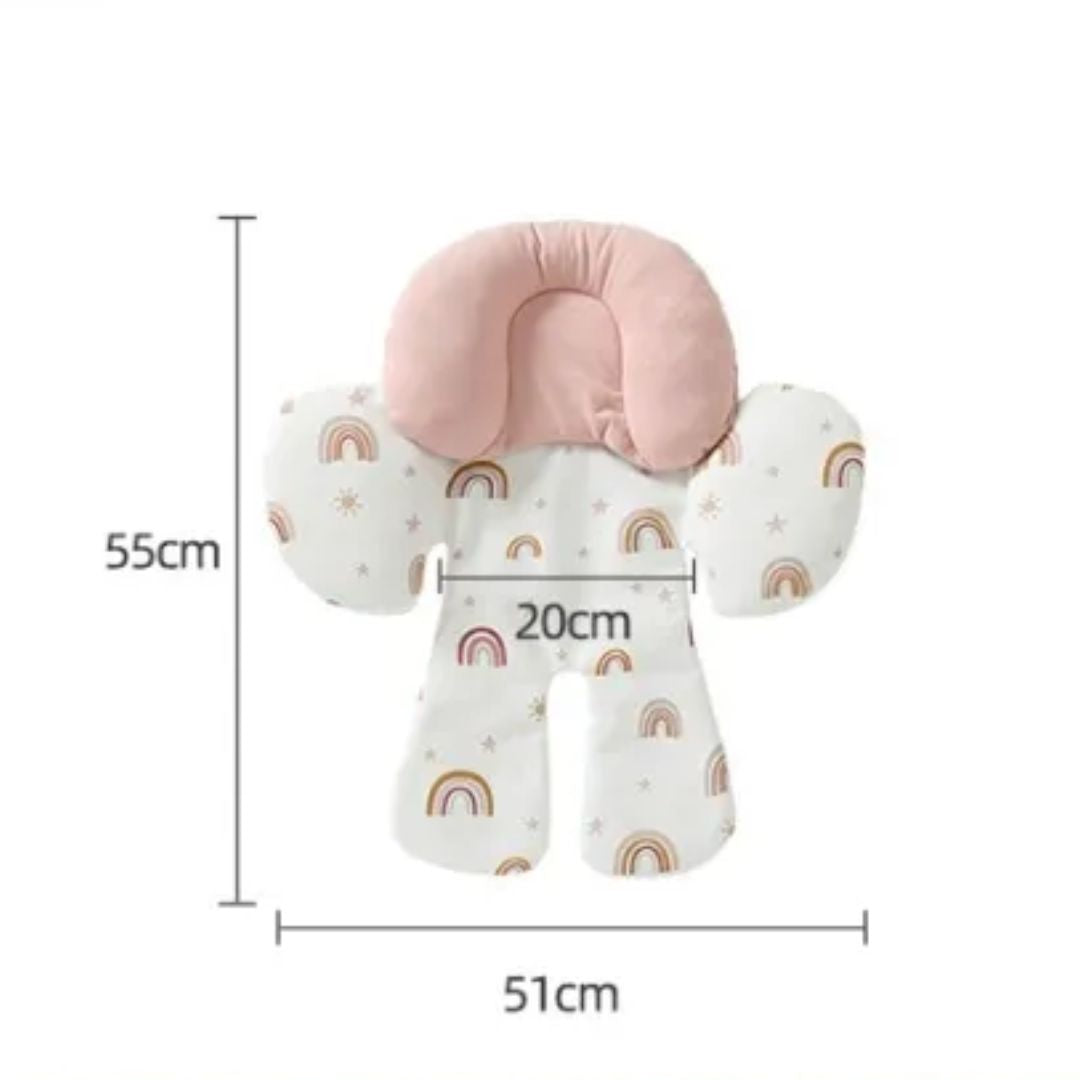Soft Infant Car Seat Cushion with Head Support