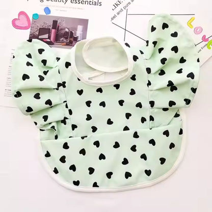 Comfortable Infant Drool Bib with Sleeves