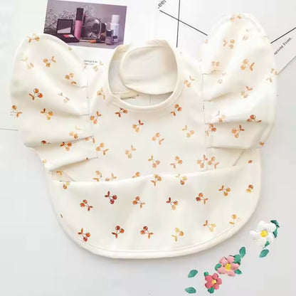 Comfortable Infant Drool Bib with Sleeves