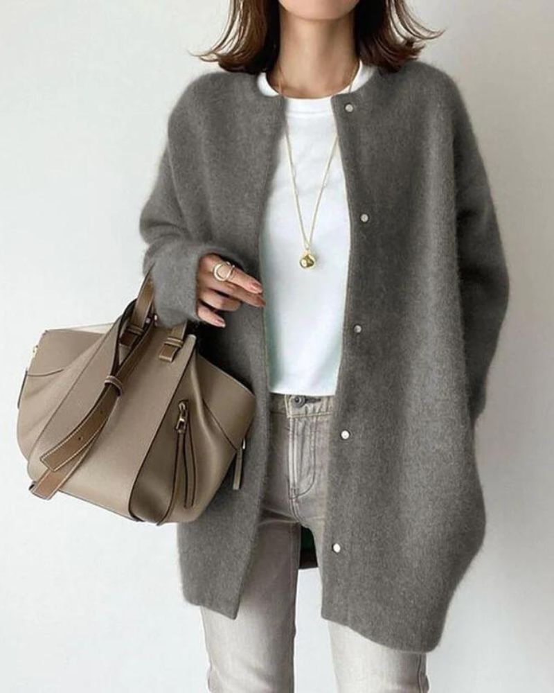Soft Relaxed Fit Womens Cardigan Sweater