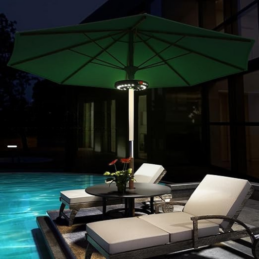 Compact Solar Powered Outdoor Lantern with 3 Lights - Luxicro