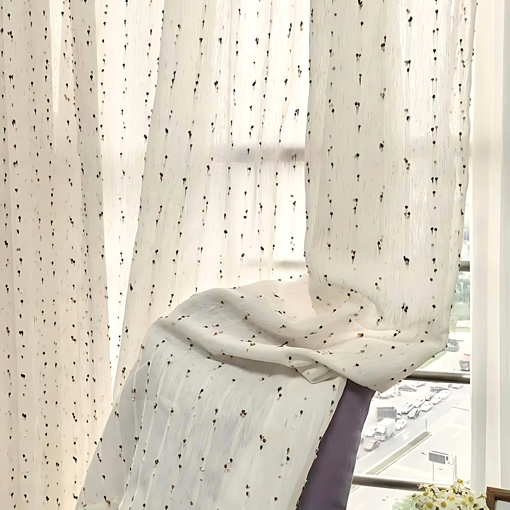 Colorful Sheer Net Window Curtain - Luxicro