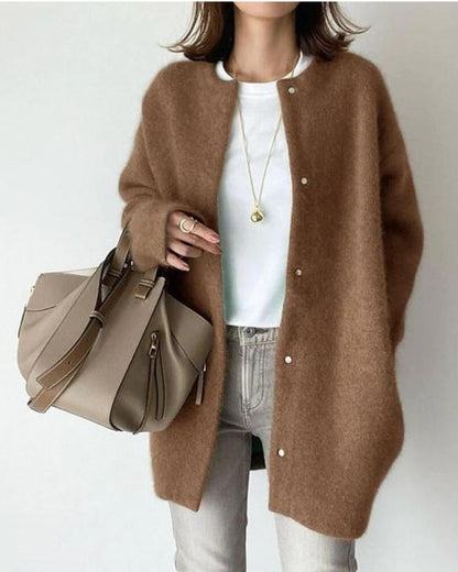 Soft Relaxed Fit Womens Cardigan Sweater