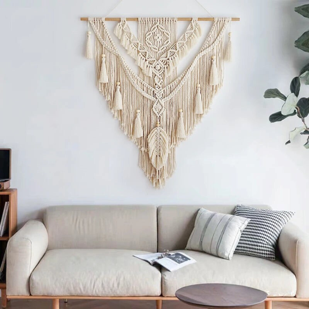 Boho Chic Macramé Wall Decor - Liora - Luxicro