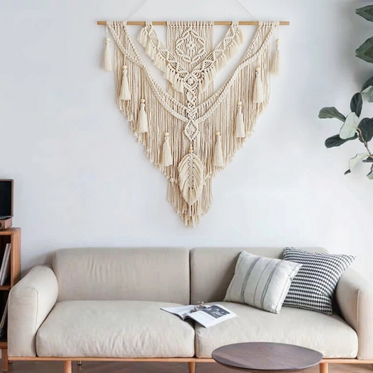 Boho Chic Macramé Wall Decor - Liora - Luxicro