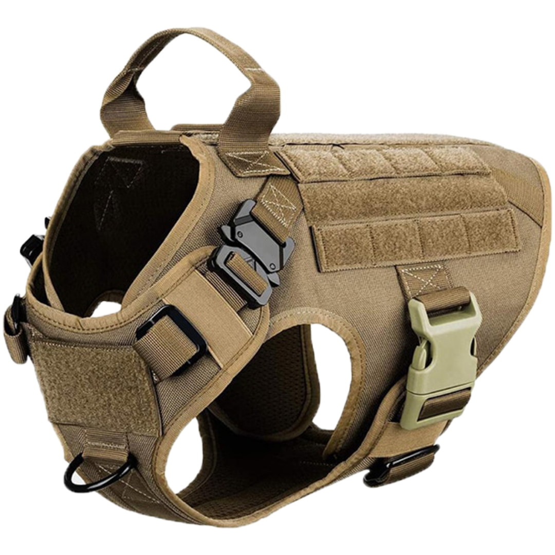 Durable Dog Vest Harness With Front Clip And Back Handle
