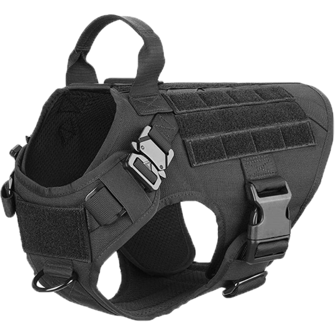 Durable Dog Vest Harness With Front Clip And Back Handle - Luxicro