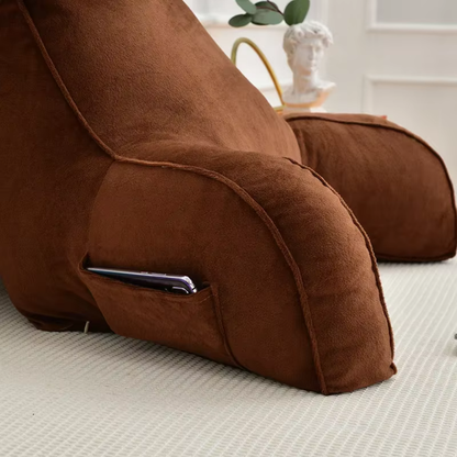 Contoured Support Pillow with Arms and Adjustable Headrest