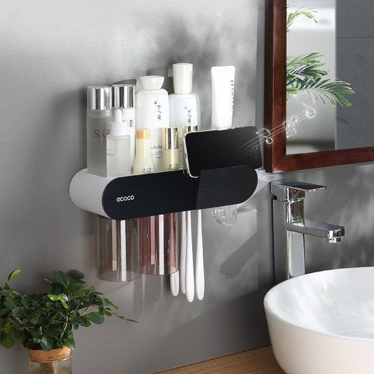Compact Wall Mount Shelving Storage Unit - Luxicro