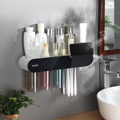 Compact Wall Mount Shelf Storage Organizer