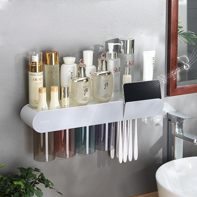 Compact Wall Mount Shelf Storage Organizer