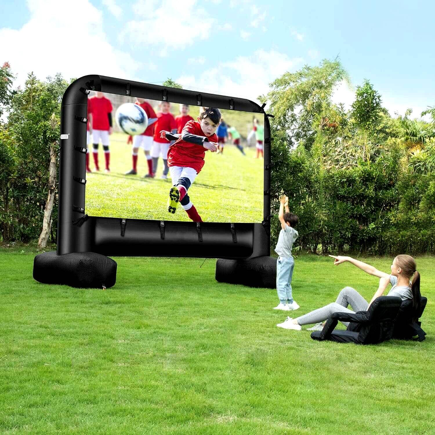 Large Inflatable Outdoor Movie Projector Kit - Luxicro