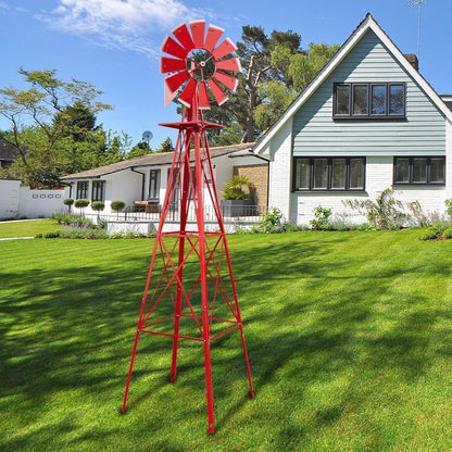 Big Yard Metal Windmill Lawn Ornament