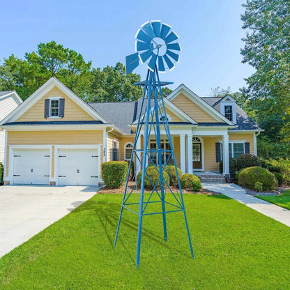 Big Yard Metal Windmill Lawn Ornament