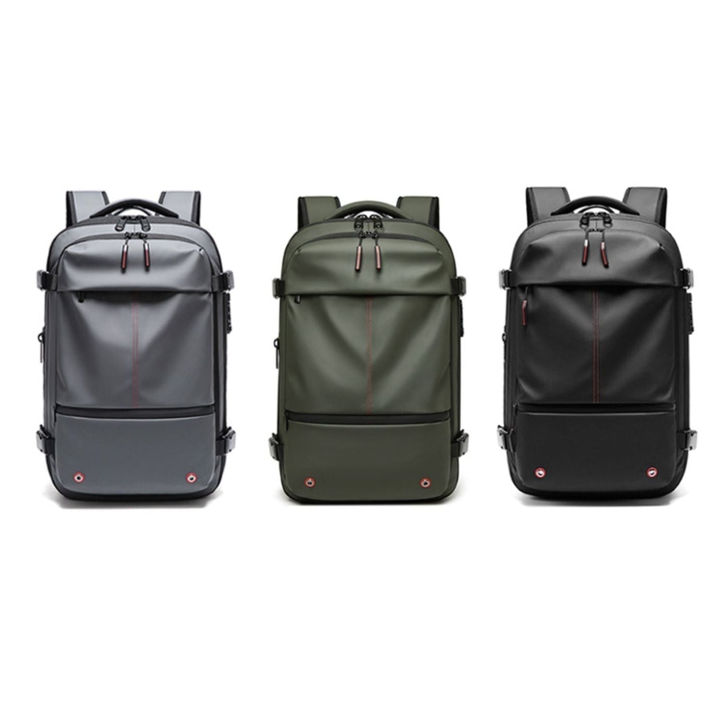 Compact Travel Backpack with Vacuum Compression System