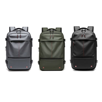 Compact Travel Backpack with Vacuum Compression System