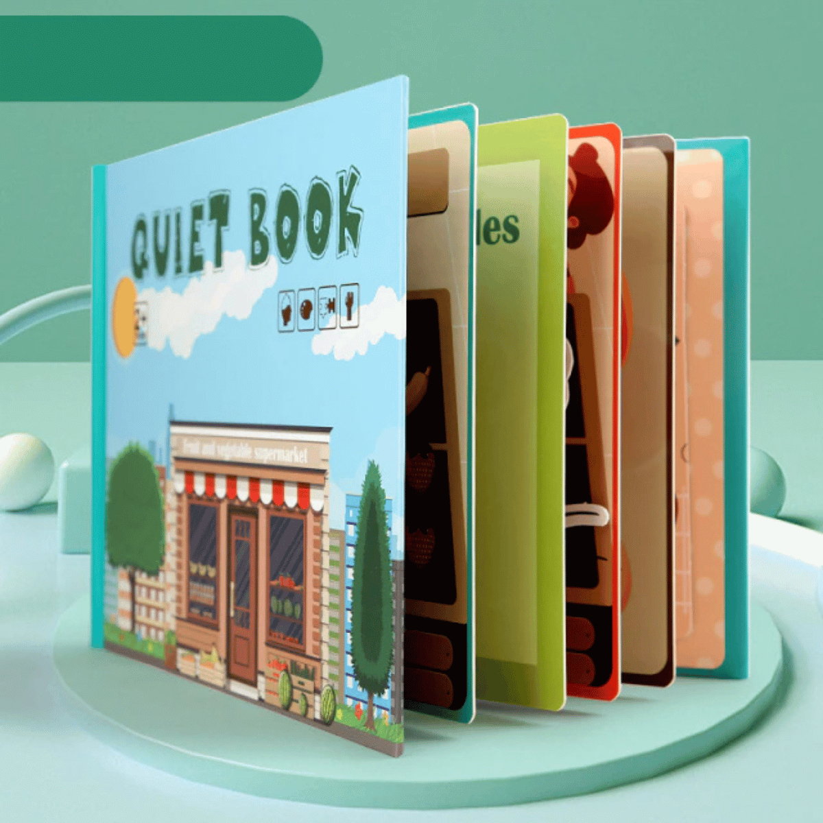 Educational Silent Activity Book for Children