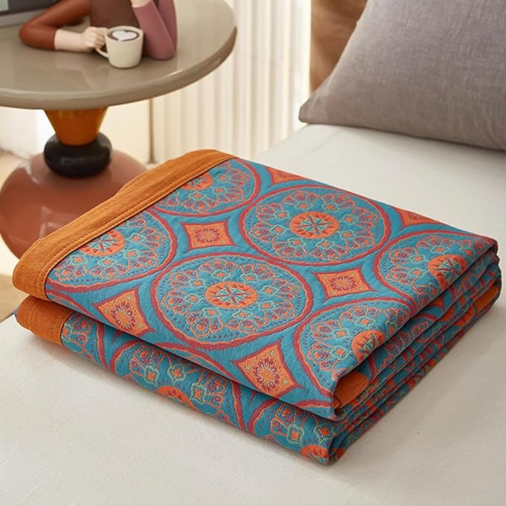 Lightweight Breathable Throw Blanket