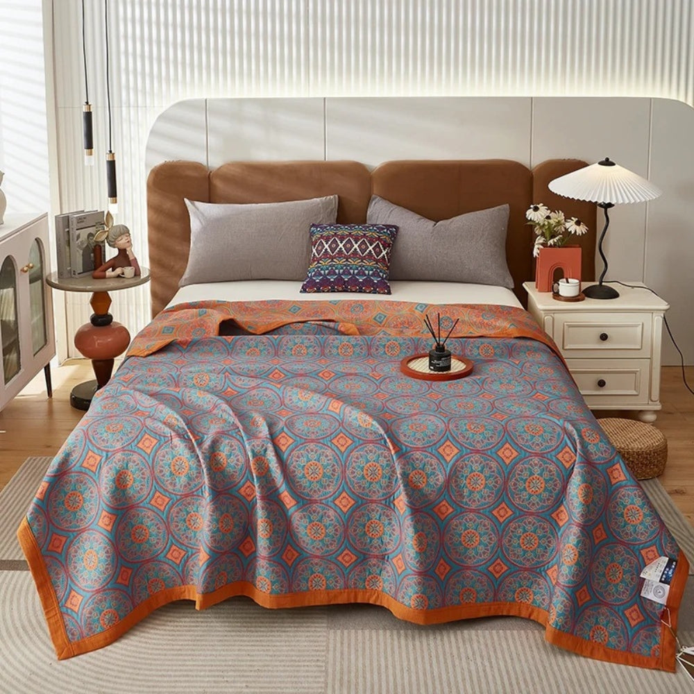 Lightweight Breathable Throw Blanket - Luxicro