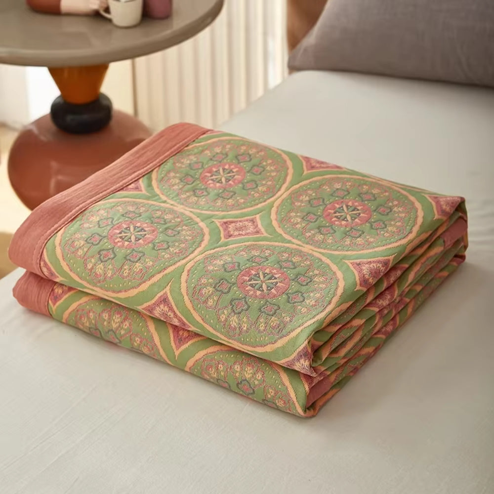 Lightweight Breathable Throw Blanket