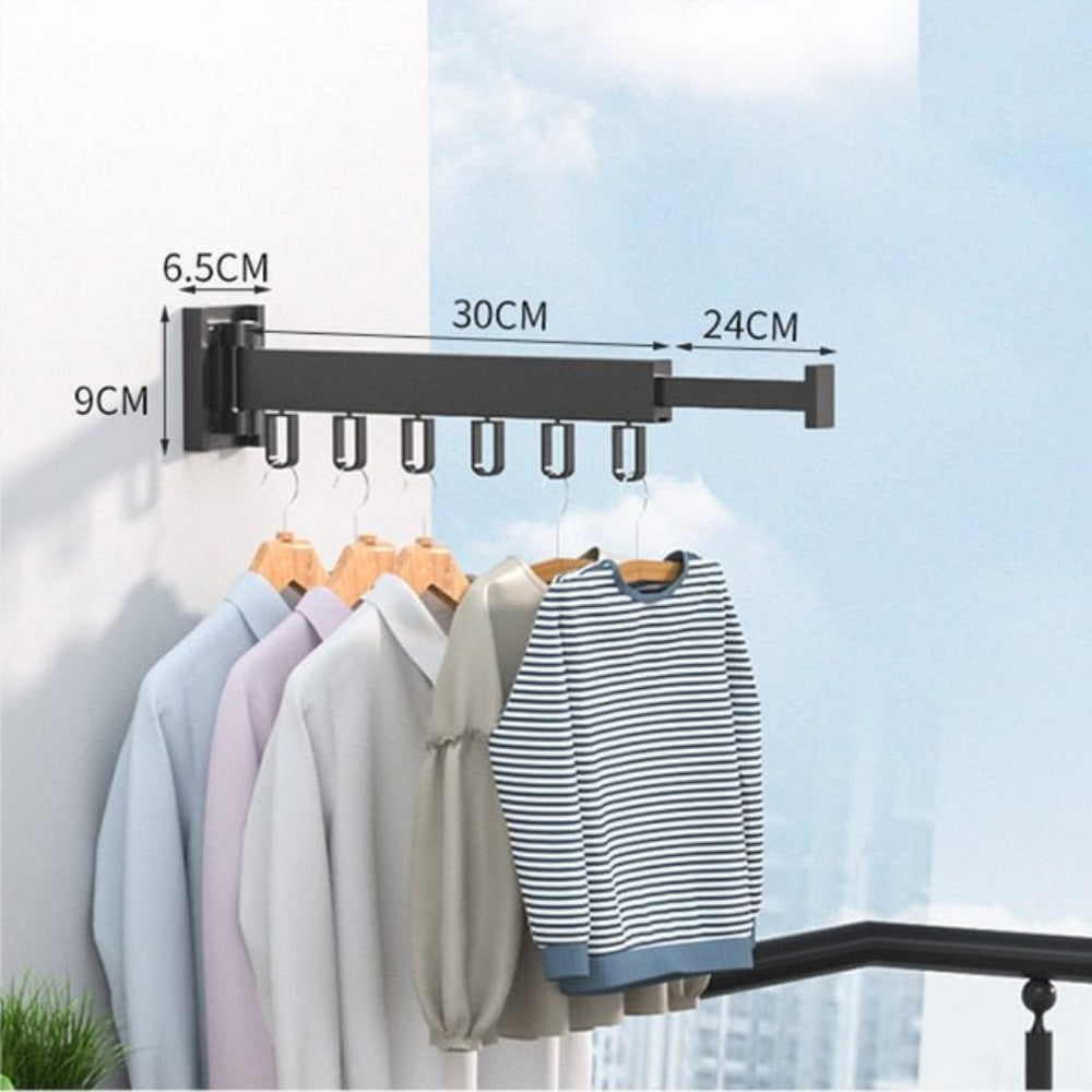 Compact Foldable Indoor Clothes Drying Rack - Luxicro