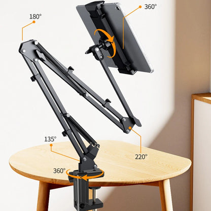 Compact Tablet Holder - 360° Adjustable Stand