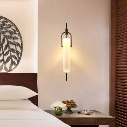 Modern Silver Glass Wall Lamp