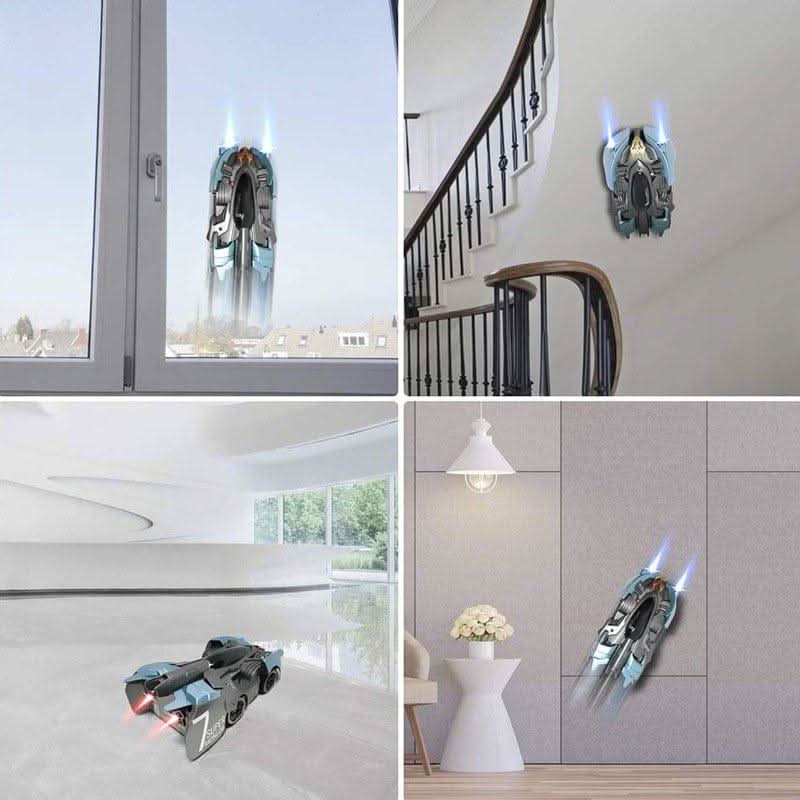 Remote Control Stunt Car with Wall Climbing Action