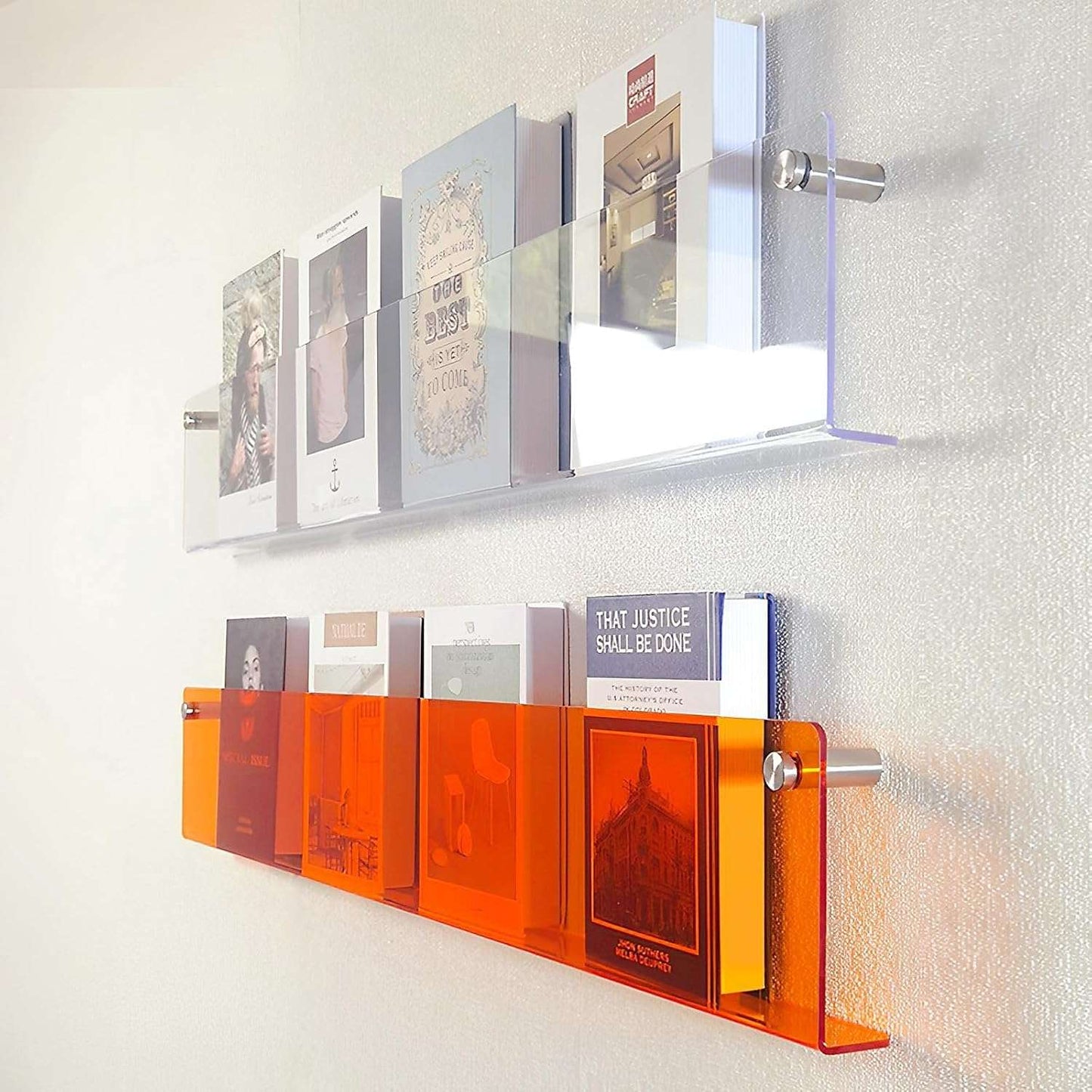Stylish Wall Mount Magazine Holder - Luxicro