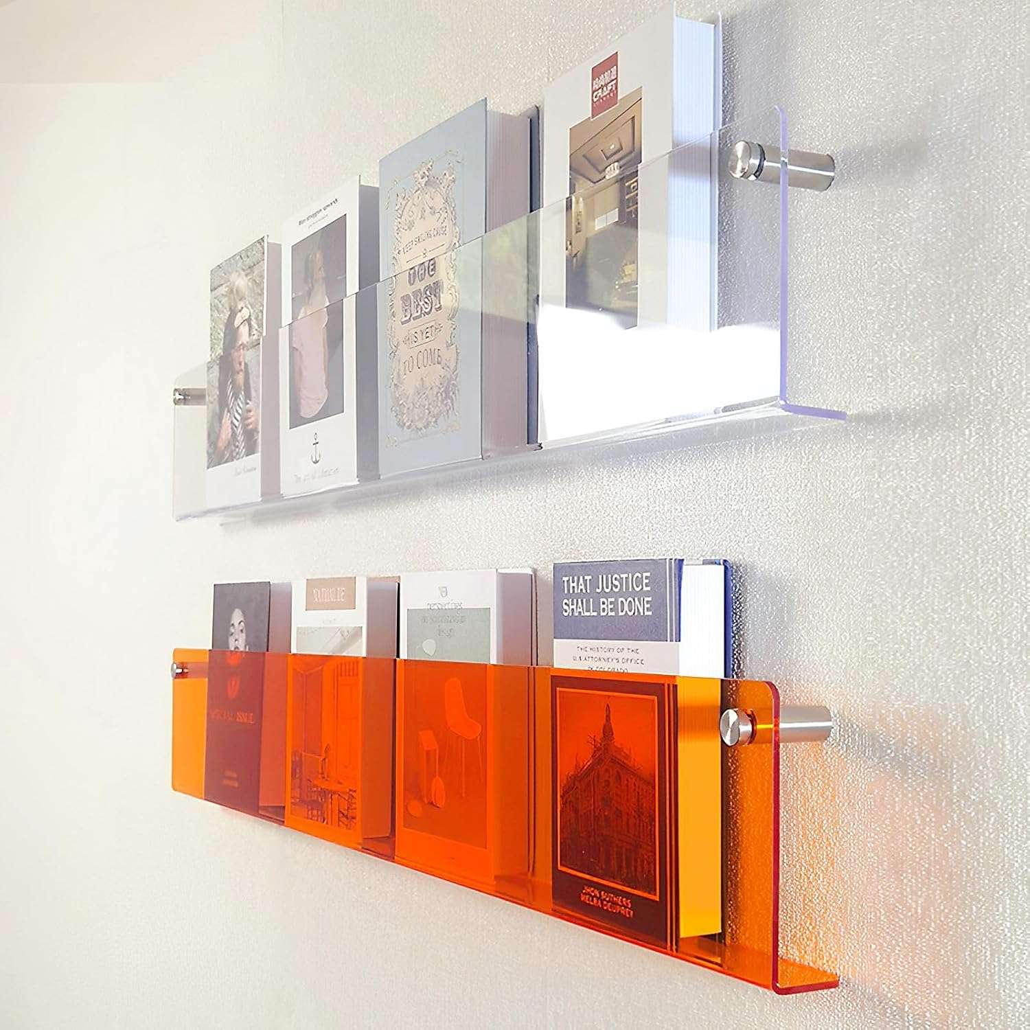 Stylish Wall Mount Magazine Holder - Luxicro