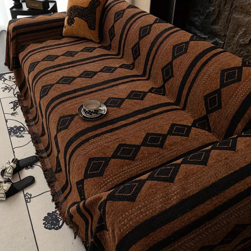 Cozy Beach Chic Couch Slipcover
