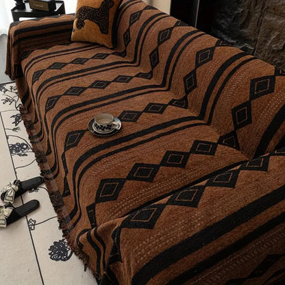 Cozy Beach Chic Couch Slipcover