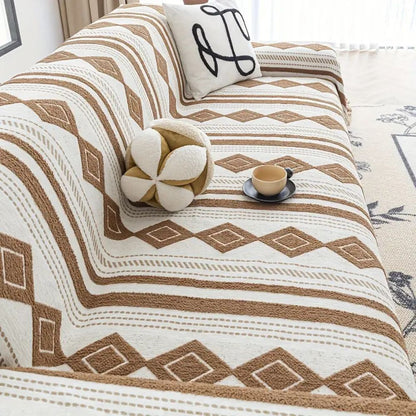 Cozy Beach Chic Couch Slipcover