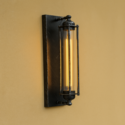 Traditional LED Sconce Vintage Style Black Finish