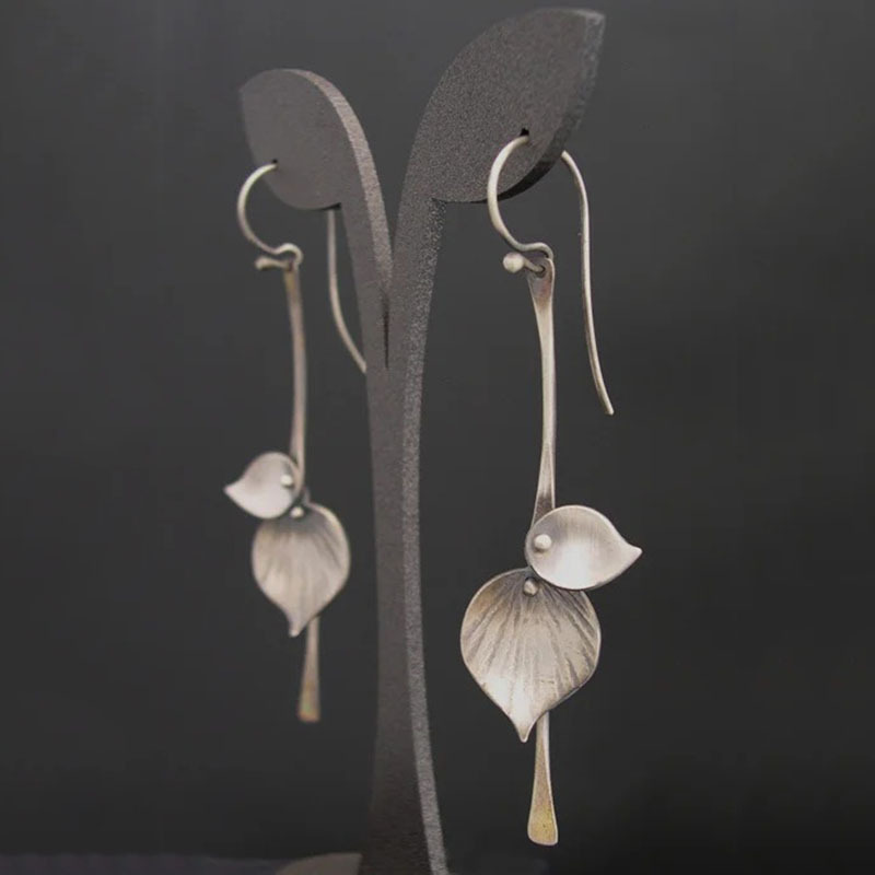 Classic Sterling Silver Drop Earrings - Luxicro