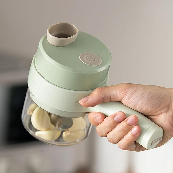Portable Electric Food Chopper for Easy Meal Prep - Luxicro