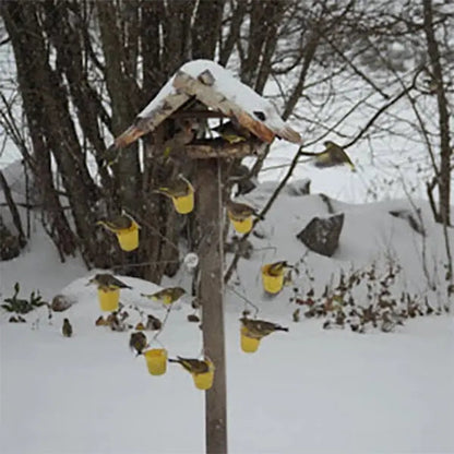 Colorful Ferris Wheel Bird Feeder Station