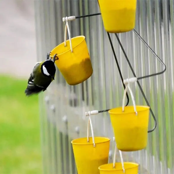 Colorful Ferris Wheel Bird Feeder Station