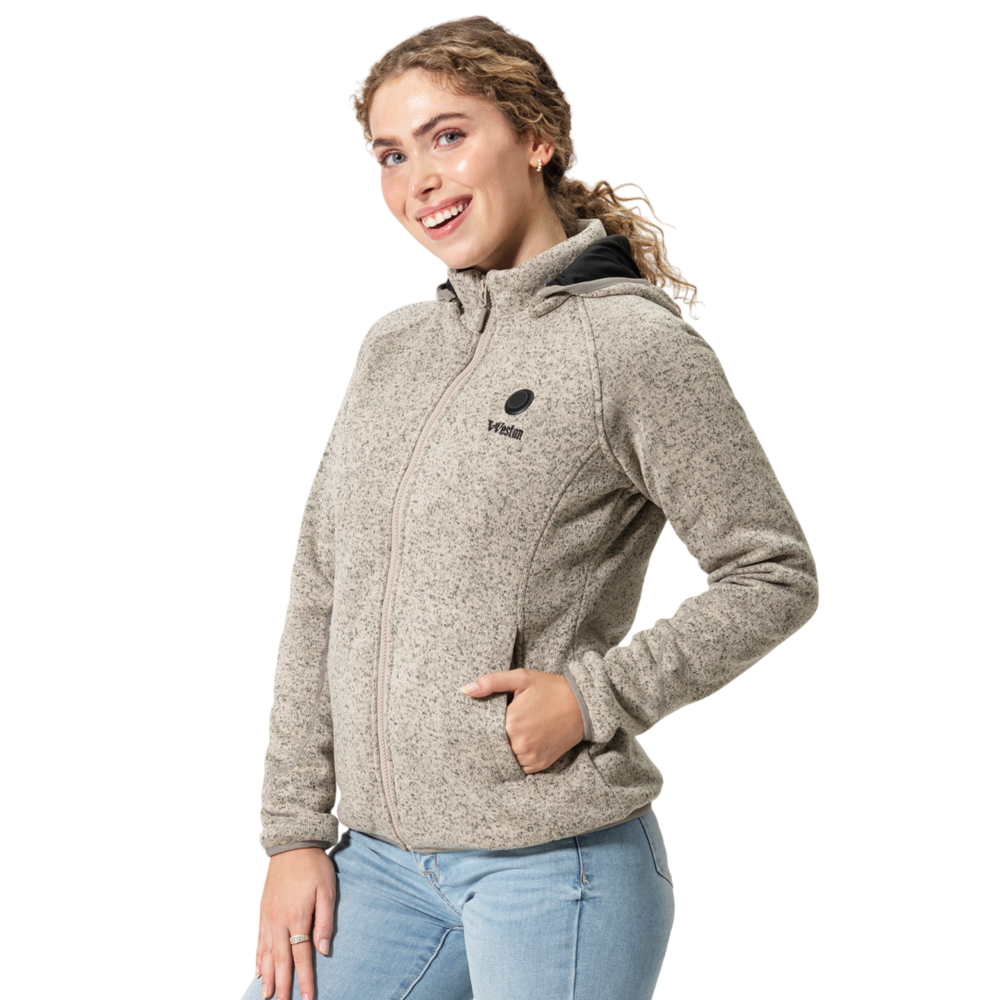 Warm Fleece Coat for Women | Soft Rechargeable Jacket