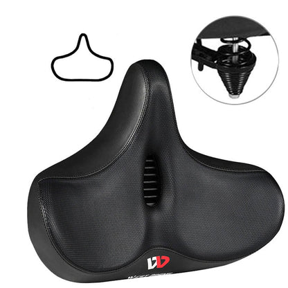 Comfortable Bike Seat | Padded Wide Cycling Saddle