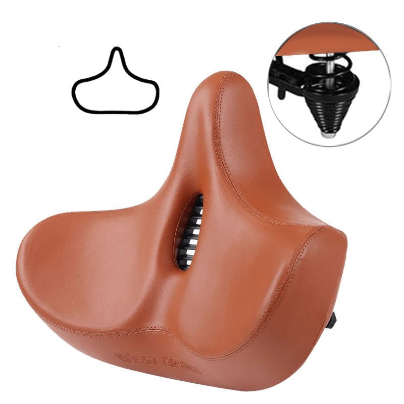 Comfortable Bike Seat | Padded Wide Cycling Saddle