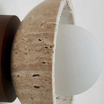 Classic Stone Effect LED Wall Lamp