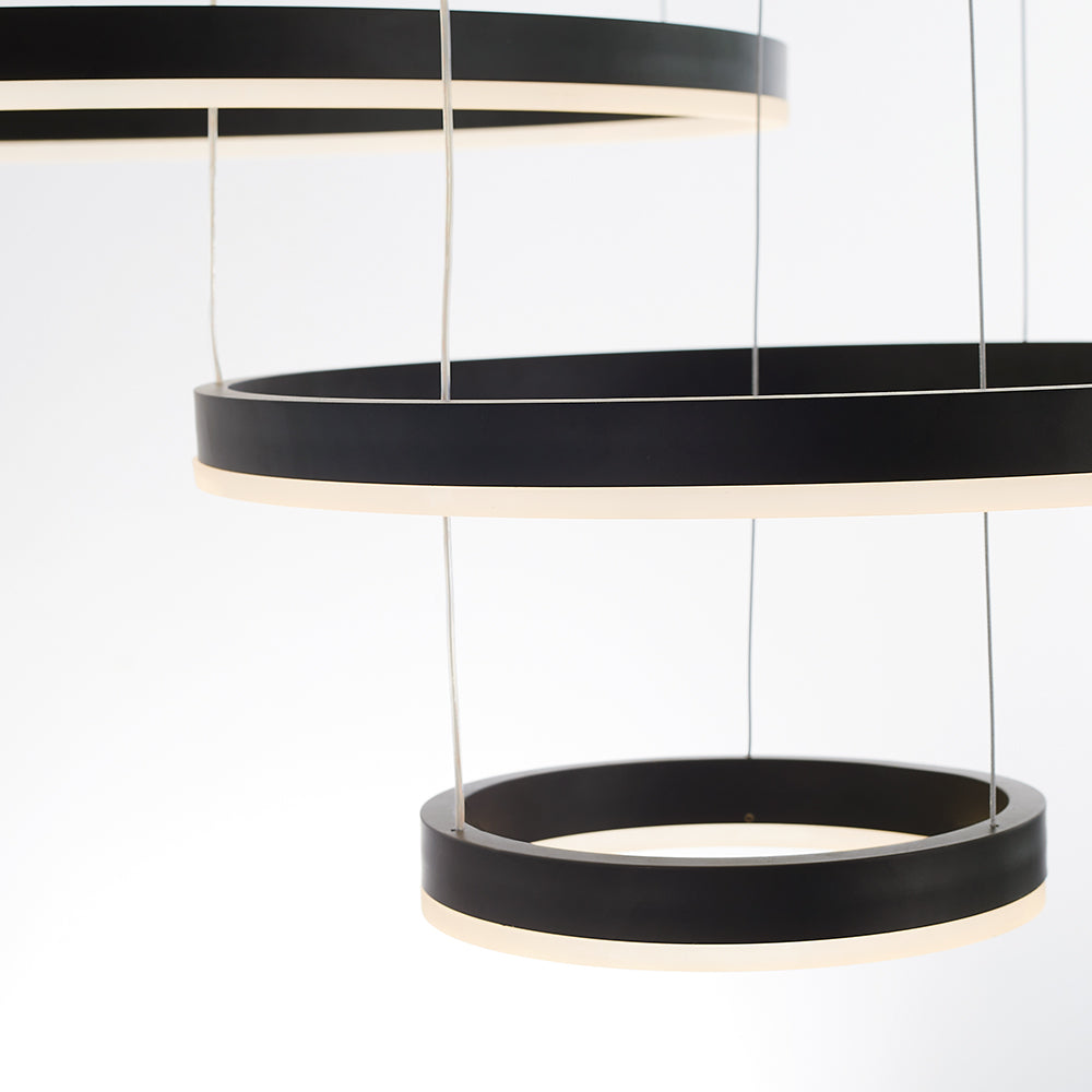 Luxury Black Gold Pendant Lighting Fixture