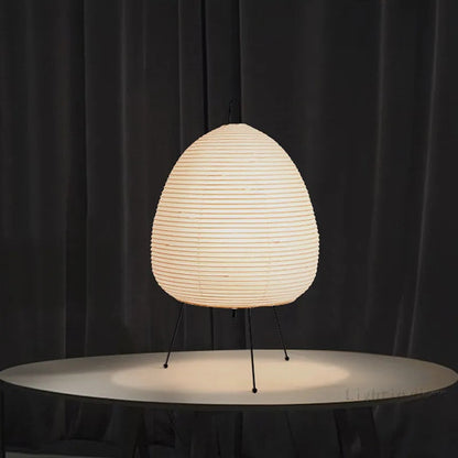 Elegant Handcrafted Wooden Table Lamp