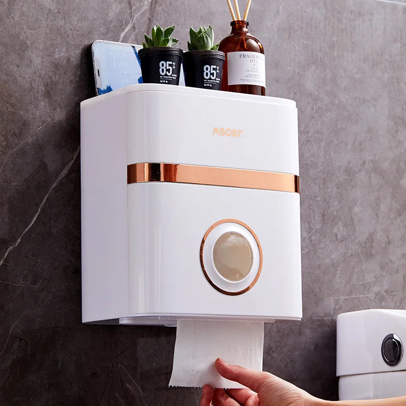 Space Saving Bathroom Shelf and Storage Rack - Luxicro
